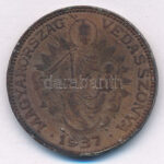 1937. 2P Ag 'Madonna' T:3 patina Adamo P7