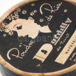 cca 1928 Magyar gyártású 'Poudre de Riz', púderes kartondoboz, art deco mintával, jó állapotban, d: 7,5 cm, m: 4 cm - Image 3