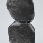 Jelzés nélkül: Mexikói törzsi figura. Kézzel faragott obszidián. Hibátlan, m: 12 cm - Image 3