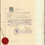 1913 Érettségi bizonyítvány okmánybélyeggel - Image 3