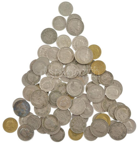 Svájc ~1880-1970. 5r-20r (83x) T:vegyes Switzerland ~1880-1970 5 Rappen - 20 Rappen (83x) C:mixed