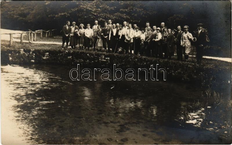 1923 Visegrád, Pisztrángos tavak. photo