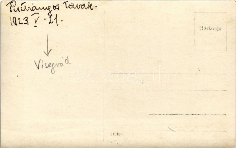 1923 Visegrád, Pisztrángos tavak. photo - Image 2