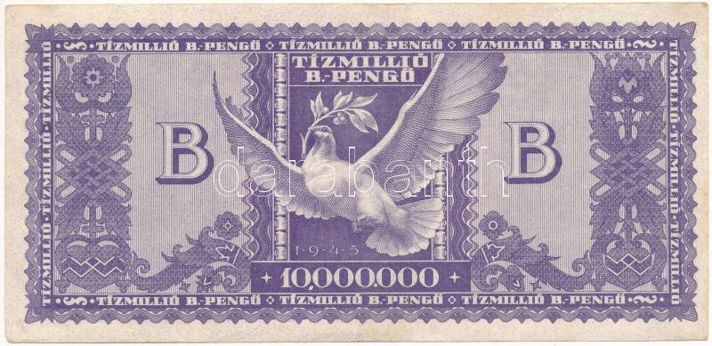 1946. 10.000.000BP T:III szép papír Adamo P38 - Image 2