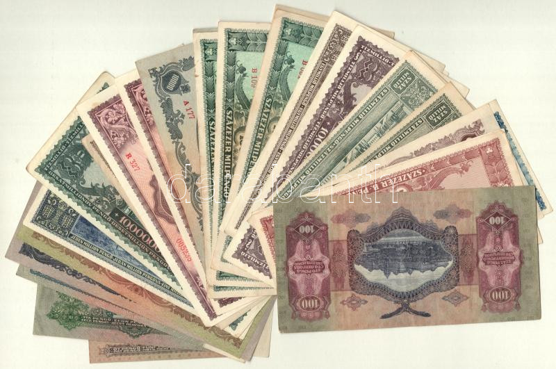 1930-1946. 100P-100.000BP (27db) T:II-III többnyire szép papír - Image 2