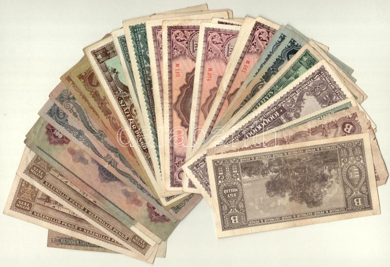 1930-1946. 20P-1.000.000BP (37db) közte 1930. 20P T:III,III- - Image 2