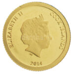 Cook-szigetek 2014. 5$ Au 'Liszt Ferenc' (0,5g/0.999) T:PP Cook Islands 2014. 5 Dollars Au 'Ferenc Liszt' (0,5g/0.999) C:PP - Image 2