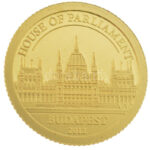 Cook-szigetek 2012. 1$ Au 'Budapest Parlament' (0.5g/0.999) T:PP Cook Islands 2012. 1 Dollar Au 'Budapest Parliament' (0.5g/0.999) C:PP