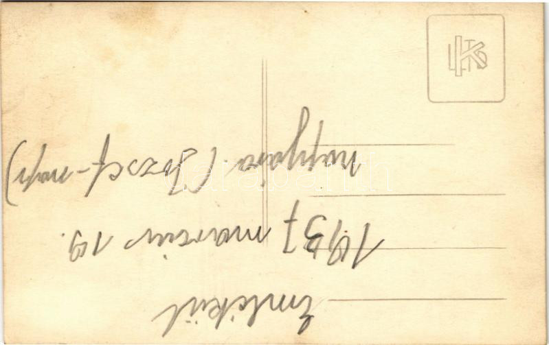 1937 Hatvan, családi mulatság a kertben József napon. photo - Image 2
