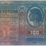 1912. 100K '2074 623699' T:III szép papír Adamo K28