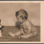 cca 1930 'Te is iszol Kufeket?', Kufeke csecsemőtápszer és diétás levesek reklám levelezőlap, saroktöréssel, 14x9 cm