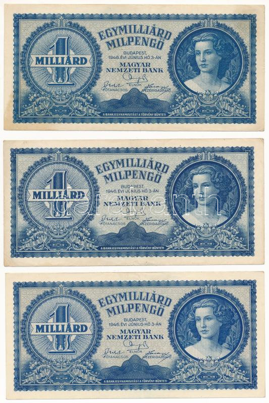 1946. 1.000.000.000MP (5x) T:II- folt Adamo P34