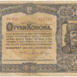 1920. 50K '5a 015 452249' 'Orell Füssli Zürich' nyomdahely jelöléssel T:III- Adamo K25