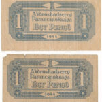 1944. 1P ' A Vöröshadsereg Parancsnoksága' (2x) sorszámozott és sorszám nélküli változatok T:III, III- Adamo P41 - Image 2