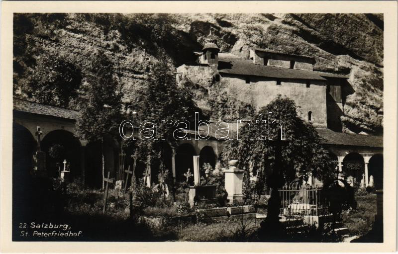 Salzburg, St. Peterfriedhof / cemetery, graveyard. Verlag B. Kerschner
