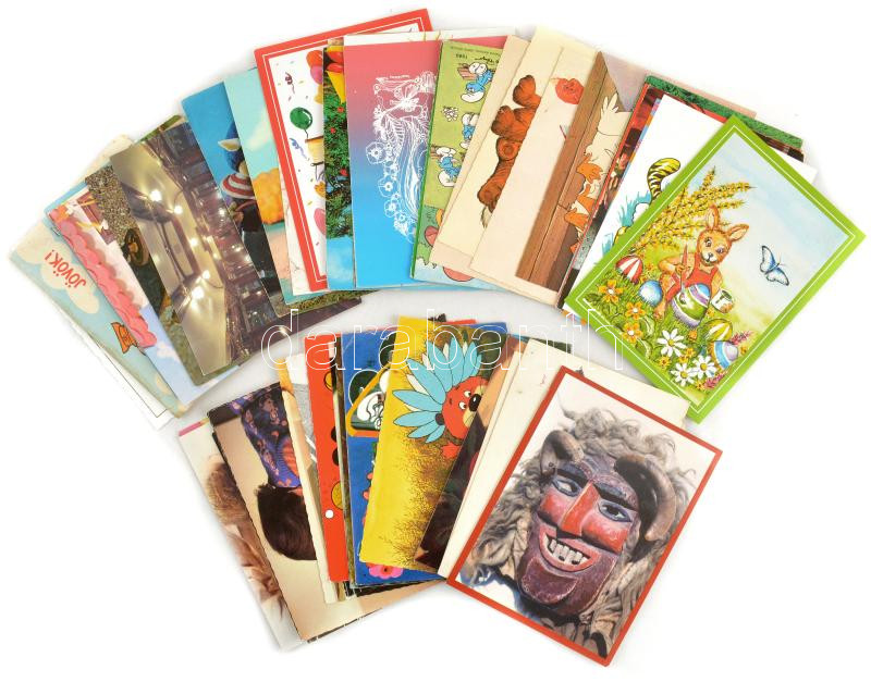 54 db MODERN motívum képeslap: mesék, gyerekek / 54 modern motive postcards: children, cartoons