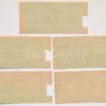 1940. 'Miskolczi Orthodox Izraelita Anyahitközség' libára beváltható értékjegy 48f értékben (5x) sorszámkövetők '08706-08710' T:I - Image 2