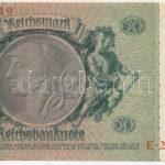 Német Harmadik Birodalom 1933. 50M 'E 24159549' T:I,I- German Third Reich 1933. 50 Mark 'E 24159549' C:UNC,AU Krause 182.a - Image 2