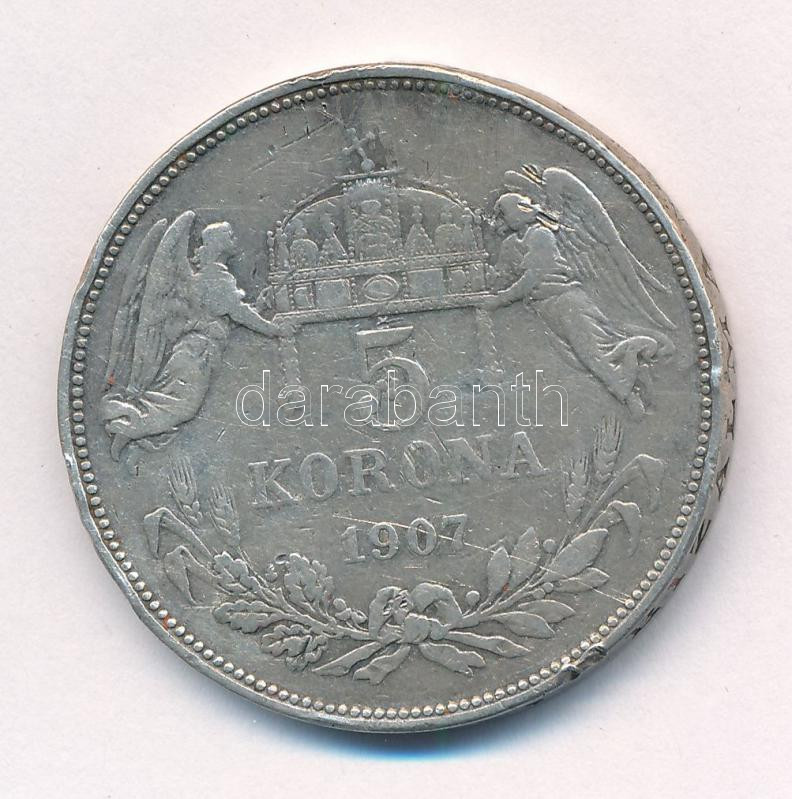 1907KB 5K Ag 'Ferenc József' T:3 ph. Adamo K7 - Image 2