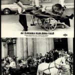 Kocsik, hintók, batárok, homokfutók különféle filmekben (cca 1989 előtt készültek), 13 db vintage produkciós filmfotó, ezüst zselatinos fotópapíron, a használatból eredő (esetleges) kisebb hibákkal, 18x24 cm - Image 3