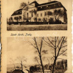 1919 Zsély, Zelovce; Sósár gyógyfürdő, Gróf Zichy kastély / Sosárske Lázne / spa, castle (r)