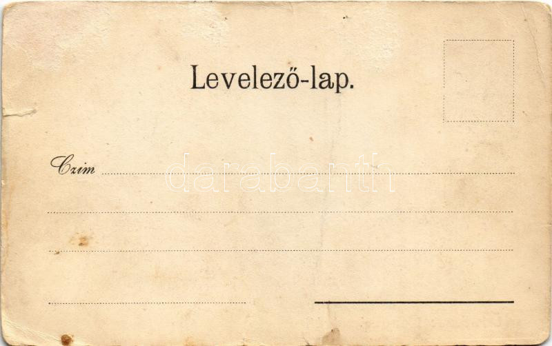 Koritnyica, Korytnica; Fedett sétány. Lechnitzky O. fénynyomdája 41. sz. / spa, promenade (szakadás / tear) - Image 2