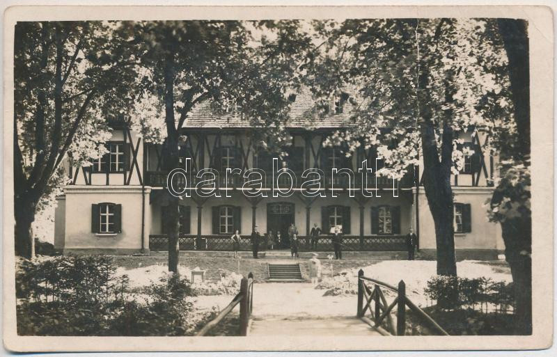 Leibic, Leibicz, Leibitz, Lubica; Svjaciarská vila / Leibitzer Schwefelbad, Schweizer villa / Leibici Kénfürdő, Svájci lak, nyaraló. E. Moravetz felvétele / spa, villa (fa)