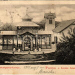 1901 Szántó, Santovka; Szántói savanyúvíz forrás, Pavilon a forrás felett. Divald Károly kiadása / mineral water spring, pavilion, spring source (r)