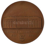 Berán Lajos (1882-1943) 1938. 'Debreceni Collegium 1538-1938 / Orando et Laborando' kétoldalas bronz emlékérem (41mm) T:1