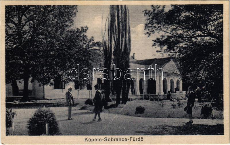 Szobránc, Szobránc-fürdő, Kúpele Sobrance; fürdőház / spa, bathhouse