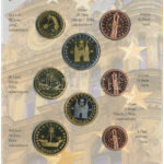 Lettország 2004. 1c-2E (8xklf) 'Euro próbaveretek' szettben T:BU Latvia 2004. 1 Cent - 2 Euro (8xdiff) 'Euro trial set' C:BU - Image 3