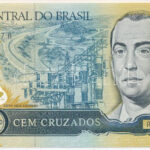 Brazília DN (1987) 100C 'A 1486046347 A' T:I- Brazil ND (1987) 100 Cruzados 'A 1486046347 A' C:AU Krause P#211