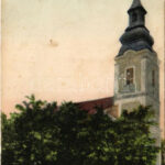 1915 Ajak (Kisvárda), Római katolikus templom + 'AJAK POSTAI ÜGYN'