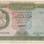 Líbia DN (1972) 5D 'B/26 821030' T:III,III- szakadás, restaurálva Libya ND (1972) 5 Dinars 'B/26 821030' C:F,VG tear, restored Krause P#36b