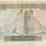 Líbia DN (1972) 5D 'B/26 821030' T:III,III- szakadás, restaurálva Libya ND (1972) 5 Dinars 'B/26 821030' C:F,VG tear, restored Krause P#36b - Image 2