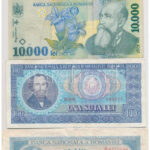 Románia 1945. 100L + 5000L + 1966. 100L + 1999. 10.000L T:III kis anyaghiány, szakadás Romania 1945. 100 Lei + 5000 Lei + 1966. 100 Lei + 1999. 10.000 Lei C:F small material error, tear