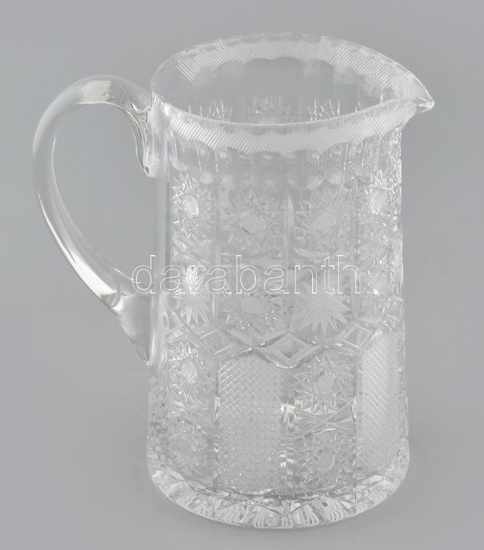 Ólomkristály vizeskancsó. Hibátlan 20 cm