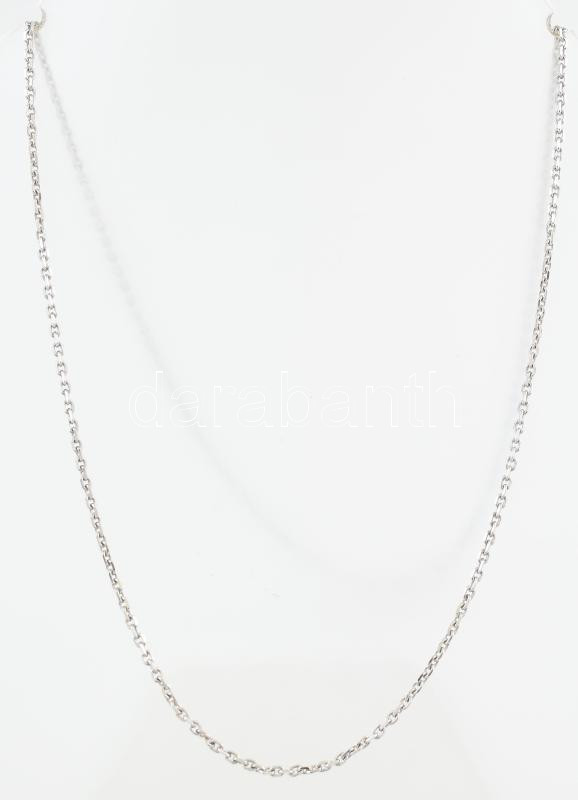 Ezüst(Ag) anker nyaklánc, jelzett, h: 60 cm, nettó: 6,4 g