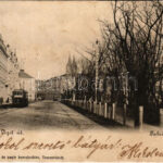 1904 Temesvár, Timisoara; Gyárváros, Liget út, villamosok. Tóth Béla kiadása / Fabric, street, trams (r)