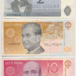 Észtország 1991. 5K + 10K + 1992. 2K T:III Estonia 1991. 5 Krooni + 10 Krooni + 1992. 2 Krooni C:F