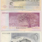 Észtország 1991. 5K + 10K + 1992. 2K T:III Estonia 1991. 5 Krooni + 10 Krooni + 1992. 2 Krooni C:F - Image 2