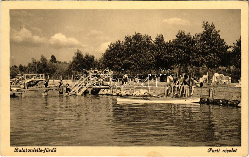 Balatonlelle-fürdő, part és strand