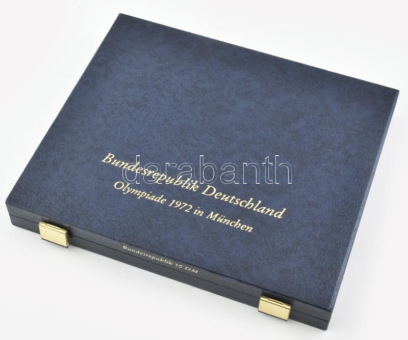Német Szövetségi Köztársaság 1972. 10M Ag (24xklf) 'Olimpia Münchenben' kiadásban, díszdobozban - Image 3