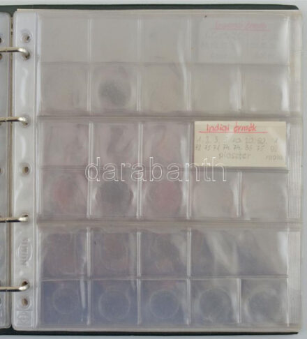 'NUMIS' gyűrűs album, 12db berakólappal. Használt jó állapotban.