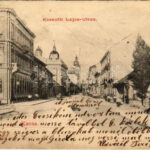 1905 Kassa, Kosice; Kossuth Lajos utca. László Béla kiadása / street view (r)