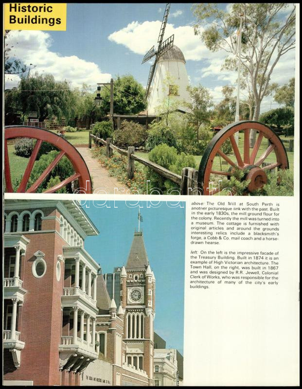 1986 Australia Perth and the Western Wildflowers in Color. South Yarra, Lloyd O'Neil Pty Ltd., 12 sztl. lev. - Image 3