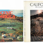 K. Westcott Jones: Scenic America. New York,1984,Gallery Books. Gazdag képanyaggal illusztrált. Angol nyelven. Kiadói kartonált papírkötés, kiadói papír védőborítóban. + Robert Reynolds-Ruth Kirk-Archie Satterfield: California. Its