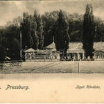 Pozsony, Pressburg, Bratislava; Au-Caffehaus / Ligeti Kávéház / café. Ottmar Zieher 1901. (EB)