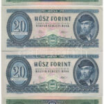 1969. 10Ft (3x) + 1975. 20Ft (2x) + 1975-1986. 50Ft (3xklf) T:II-,III szép papír, kis folt