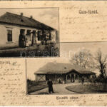 1904 Csíz, Csízfürdő, Kúpele Cíz; Emma lak, nyaraló, Kossuth udvar. Fogel Mór kiadása / villa, spa (b)